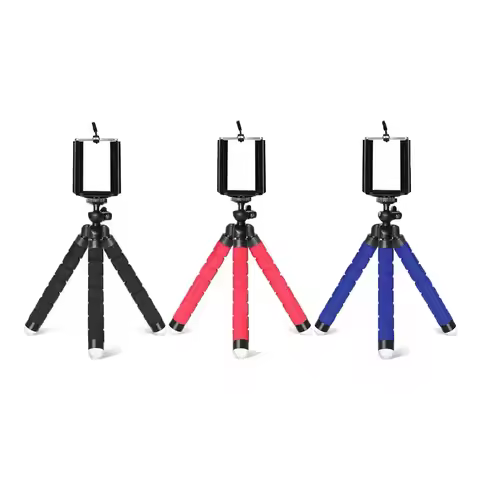 Sponge Tripod Octopus Bracket Universal Smartphone Tripod Mini Flexible Octopus Leg Mobile Phone Hol