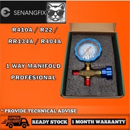 Manifold Gauge Low Side( New Model) R410A / R22 / R134a/ R404a