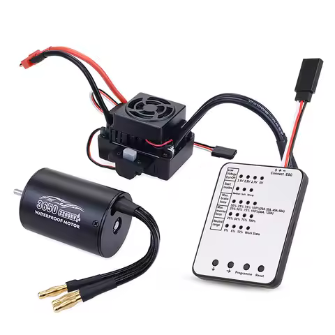 High Quality Waterproof 3650 2300KV 3100KV 3900KV Brushless Motor 60A ESC for Tamiya Traxxas 1/10 RC