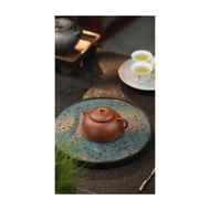 生砂朱泥 半隱 宜興原礦紫砂 小品壺慢生活 泡茶壺紫砂壺茶具