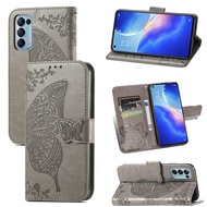 Flip Leather Case For Oppo Reno 5 5G / Reno 5 Pro 5G Wallet Case Card Phone Cover for Oppo Reno5 / Reno5 Pro 5G