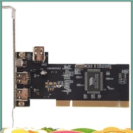 3 Port IEEE 1394 Firewire Card PCI Firewire Adapter IEEE 1394 PCI Controller Card for Desktop PC