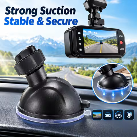 Car Dash Cam Mount Mini Suction Cup Holder 12mm Ball Head DVR Bracket Windshield Stand Auto Accessor