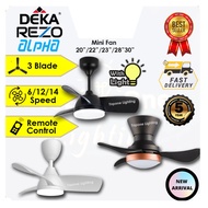 FREE SHIPPING REZO VENUS 20 inch / LORCA 23 Inch / MICA 30 inch Ceiling Fan MINI FAN DC Motor 6 Spee