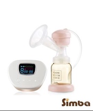 【買就送★手動吸乳器配件五件組】小獅王辛巴 iFeed極美機超靜音電動吸乳器(寬口徑)