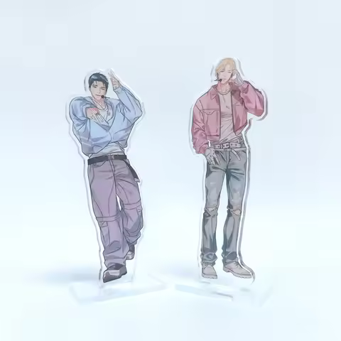 Spaklz Backlight Acrylic Stand Merch BL Yaoi Manhwa Key Chain Anime Collectible Gift
