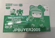 全新未開封 Bandai Spirits SD Gundam Cross Silhouette HELLO KITTY / ZAKU II [CLEAR COLOR]
