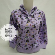 UNGU Label Rp. 199.900 Disney girls sweater t-shirt size 7-8 purple
