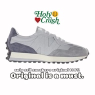 New Balance 327 Unisex's Grey - U327WGC (PIG SKIN) - Original 100%