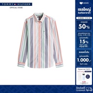 Tommy Hilfiger เสื้อเชิ๊ต ผู้ชาย รุ่น MW0MW39476 0DM - สีหลากสี ทรง Relaxed