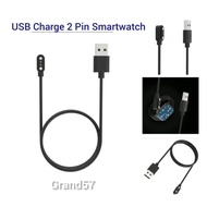2 Pin Smartwatch USB Magnetic Charger Cable HW12 HW16 HW21 Smart Band