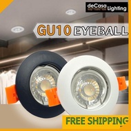 Black/White Downlight Casing House lightings GU10 LED Eyeball Fitting Casing Ceiling light Lampu Siling Hiasan Rumah 501