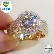 แปดหัวใจและแปดลูกศรชุบ PT950ร้อนผลิตภัณฑ์ใหม่นำเข้า Moissane เพชรเปิดแหวนหญิงของขวัญวันหยุด