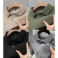 Polo Shirt Men's Short Sleeve T-shirt Beautiful Soft Fabric Embroidered Fashion Logo ATN WIN 66