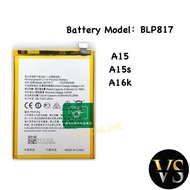 Battery BLP817 for Oppo A15 A15s A16k Premium Quality Battery