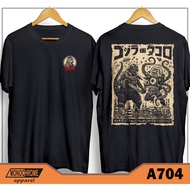 A704 T-Shirt Distro Men Japanese Anime Godzilla