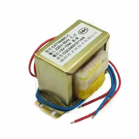 power transformador 70W coil Audio transformer EI66 DB-70VA 220V to AC single/double6V12V18V24V Ampl