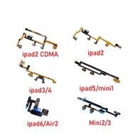 Power ON OFF Switch Key Flex Cable For iPad 2 3 4 5 6 Air 2019 Mini 1 2 3 4 5 Volume Audio Mute Butt