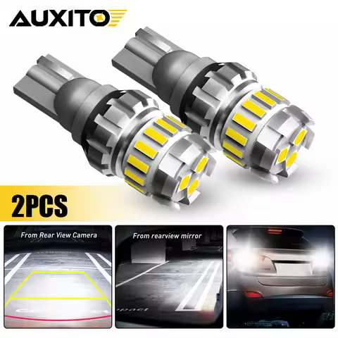 AUXITO 2Pcs T15 W16W LED Canbus Super Bright For Audi A4 B8 A3 8P VW Golf 4 BMW E46 E60 F10 E39 Car 