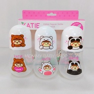 katie (เคที่) รุ่น Skittle ขวดนมคอแคบ PP  แพ็ค 3 ขวด พร้อมจุกไม่ดูดไม่ไหล ขนาด 5 ออนซ์ / 9 ออนซ์
