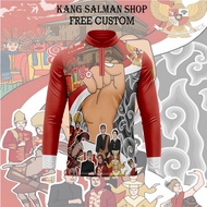 [1 DAY ANNIVERSARY] Men's jersey outdoor clothes August 17th Indonesian Independence Day Fullprintin