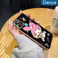 เคส Dienya สำหรับ Infinix Smart 6 HD Smart 6 Plus Smart 6 Plus 7เคสลายการ์ตูนเมโลดี้ใหม่กรอบสี่เหลี่