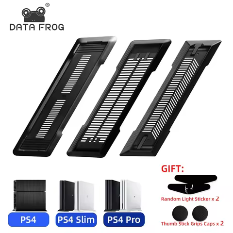 DATA FROG Non-Slip Cooling Bracket Vertical Stand Dock Mount Base Holder For Playstation PS4/PS4 PRO