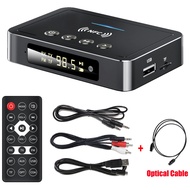 VAORLO ใหม่ M6เดสก์ท็อปจอแสดงผลดิจิตอล NFC ตัวรับสัญญาณบลูทูธเครื่องส่งสัญญาณ FM 3 In 1อะแดปเตอร์เสี