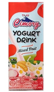 cimory yogurt drink / minuman yogurt 200ml - mix fruit
