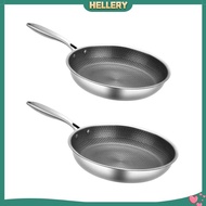 [HellerySG] Stainless Steel Nonstick Wok Pan with , Stir Fry Honeycomb Wok, Cooking Wok for