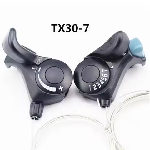 TX30-7 Bicycle Shift Lever gear cable included shifter 3 speed Split Finger Pivot 7Speed 21Speed Han
