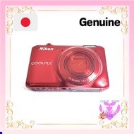 Nikon Digital Camera COOLPIX S6400 Touch Panel LCD 12x Optical Zoom Glossy Red S6400RD direct from j