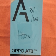 OPPO A78 5G RAM 8/128 GB HITAM 