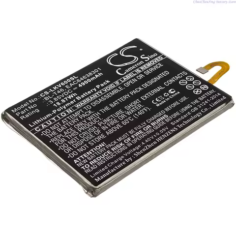 3.85V 4900mAh Mobile,SmartPhone Battery BL-T46,EAC64638301 for LG V60,V60 ThinQ 5G,LMV600VM,V600VM,L