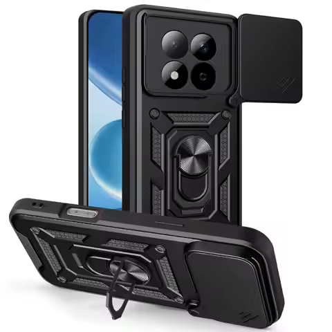 For Redmi Note 15 Case Xiaomi Redmi Note 15 Pro 5G 4G Case Shockproof Slide Lens Armor Cover For Red