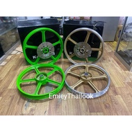 🔥AR80 CUSTOM SPORT RIM EX5 WAVE LAGENDA KRISS SIAP CUSTOM HUB SPOKET DAN HUB BRAKE KAWASAKI 🔥 (READY STOK)