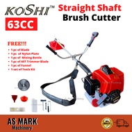 Koshi KS411 Straight Shaft Brush Cutter 63cc  52cc TB33 33cc Grass Cutter Mesin Rumput