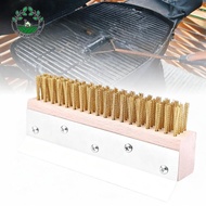 [Whcart] Pizza Oven Brush with Scraper Rustproof Pizza Oven Cleaning Tool Brass