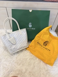 Goyard Anjou Mini tote white 白色