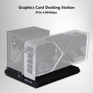 JMT OCuLink External GPU Dock PCIe4.0 X4 64Gbps OCuLink SFF-8612 to PCIex16 Graphics Card Dock for A