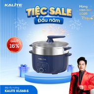 Nồi lẩu hấp đa năng KALITE KL568-SCông suất 2000WDung tích 11L có thêm xứng hấp Dây nguồn dài 1.2m b