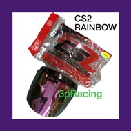 HELMET VISOR CS2 RAINBOW /SILVER