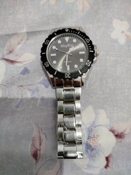 Jam Tangan Pria McyKcy Mesin Baterai Strap Rantai Stell
