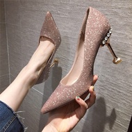 FC3 Crystal Sexy Sequins Bridal High Heels Wedding Shoes