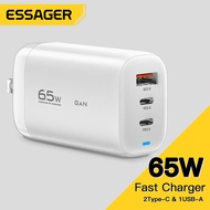 Essager USB Type C Charger GaN Fast Charge Charger 65W QC3.0 PD3.0 USB Charger Cell Phone For IPhone