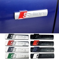 For Audi 7.2cm Metal Car Badge Refitting Emblem Sline A6 A3 A4 A5 A8 S3 S4 S5 S6 S7 S8 SQ5 SQ7 Q5 Q7