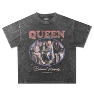 T-shirt queen Bohemian Rhapsody Oversize Washing Stonewash queen t-shirt