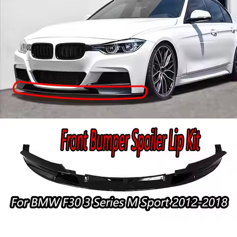 Car Front Bumper Spoiler Lip Diffuser For BMW F30 3 Series M Sport 2012-2018 Splitter Lips Guard Bod