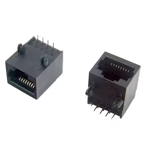 300pcs Network Connectors RJ45 Full Plastic Socket 18mm 21mm Ethernet Seat Interface Factory Special