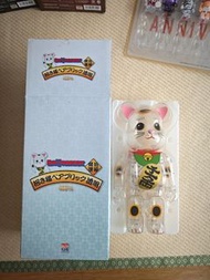 BE@RBRICK BEARBRICK 初代 千萬兩 睜眼 透明招財貓 400%